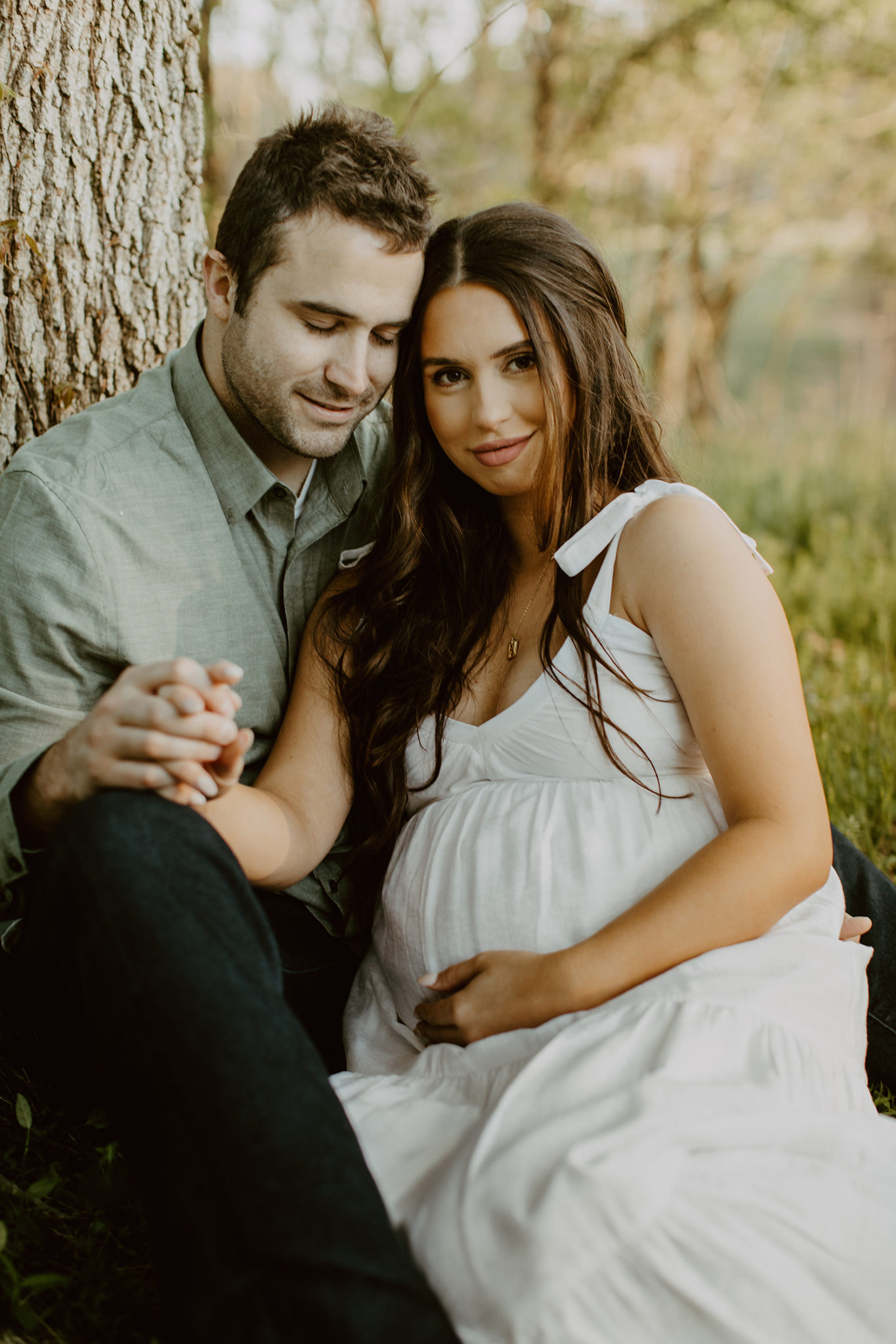 Taylor + Mark Mount St. Francis Maternity Session | New Albany, Indiana ...